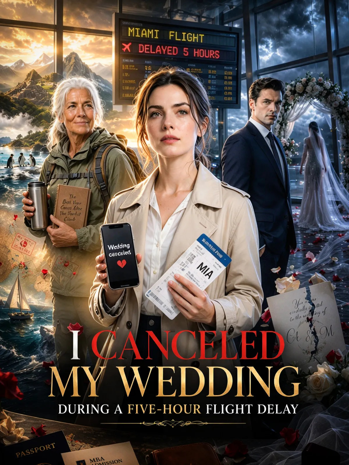 I canceled the wedding during the five-hour flight delay
